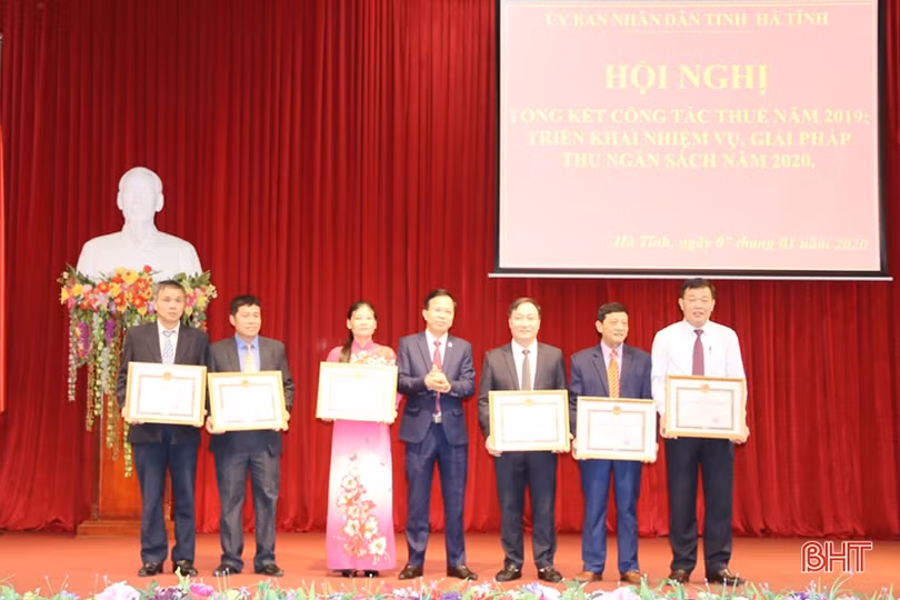 Năm 2020, ngành thuế Hà Tĩnh đặt mục tiêu thu nội địa đạt 7.200 tỷ đồng