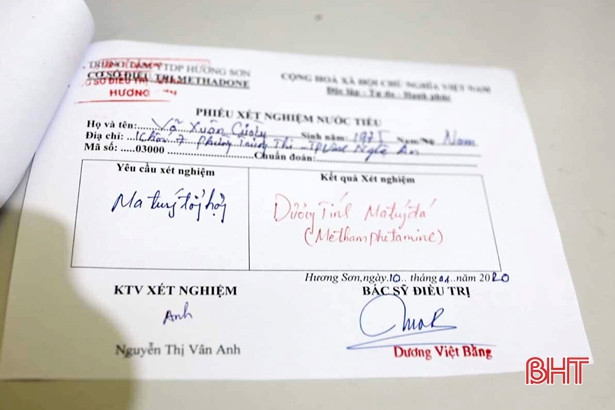 Phát hiện lái xe dương tính với ma tuý 