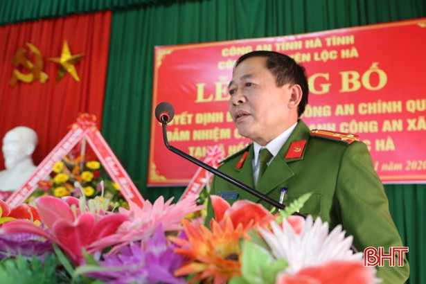 3 công an chính quy đảm nhiệm các chức danh Công an xã Hồng Lộc