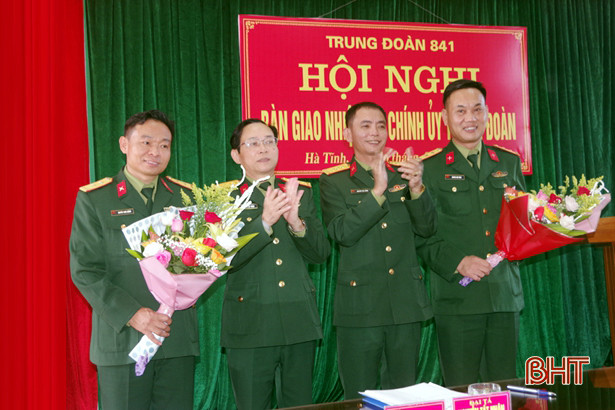 Chính trị viên phó Ban CHQS thị xã Hồng Lĩnh làm Chính ủy Trung đoàn 841