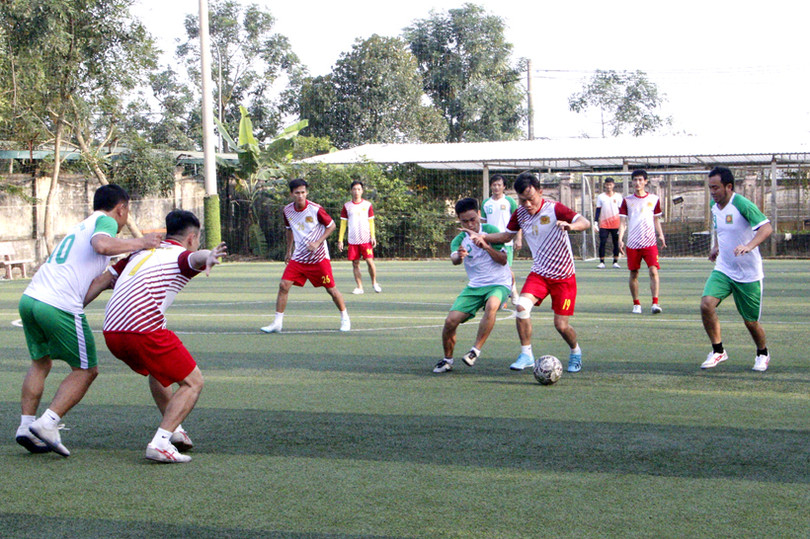 Giải bóng đá Công an huyện Thạch Hà quyên góp gần 120 triệu đồng