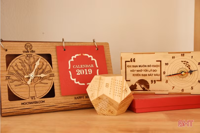 Tinh tế những món đồ lưu niệm của làng mộc nổi tiếng ở Hà Tĩnh