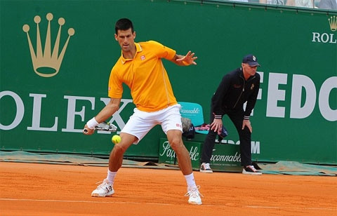 Novak Djokovic tại Monte-Carlo Masters vừa qua