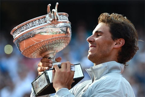 Năm 2014, Rafael Nadal đánh dấu chức vô địch French Open thứ 9