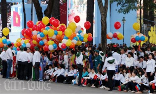 Diễu binh, diễu hành mừng 40 năm thống nhất đất nước ảnh 15 Diễu binh, diễu hành mừng 40 năm thống nhất đất nước ảnh 15