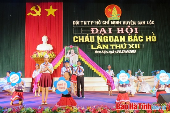 Can Lộc tổ chức thành công Đại hội Cháu ngoan Bác Hồ ảnh 2