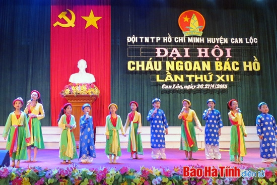 Can Lộc tổ chức thành công Đại hội Cháu ngoan Bác Hồ ảnh 3