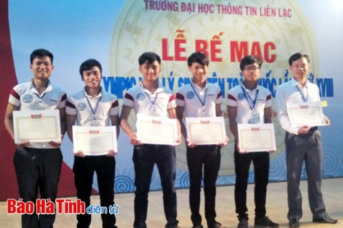 SV Đại học Hà Tĩnh giành giải cao tại Kỳ thi Olympic Vật lý toàn quốc ảnh 1