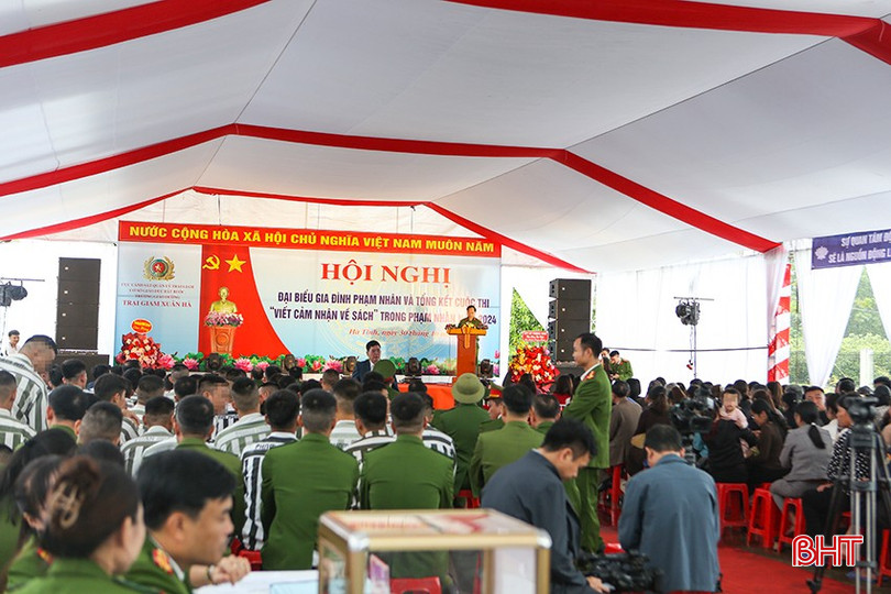 Trại giam Xuân Hà tổ chức hội nghị đại biểu gia đình phạm nhân năm 2024. bqbht_br_c1.jpg