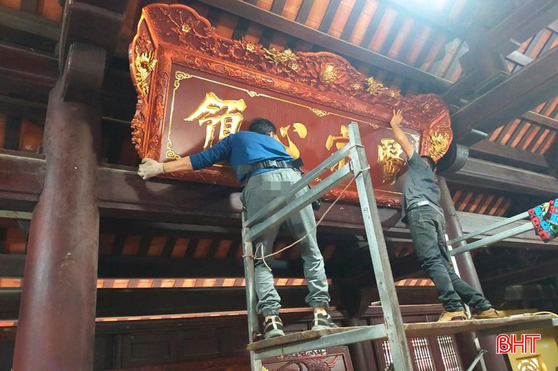 Huyện Hương Sơn tiến hành chỉnh trang nội thất Khu lưu niệm Lê Hữu Trác (xã Quang Diệm, Hương Sơn). a4.jpg