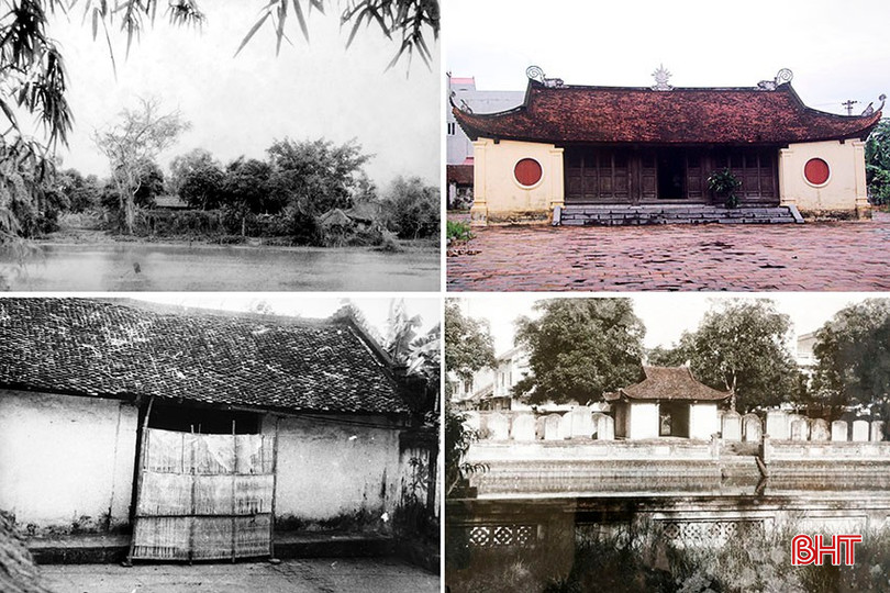 Một số hình ảnh xưa cũ sẽ được giới thiệu trong triển lãm về Di sản Hải Thượng Lãn Ông Lê Hữu Trác. Từ trái qua, trên xuống: Toàn cảnh làng Văn (xã Liêu Xá, huyện Yên Mỹ, Hưng Yên); Khu di tích Hải Thượng Lãn Ông Lê Hữu Trác tại quê hương xã Liêu Xá (huyện Yên Mỹ, Hưng Yên); Nhà thờ chi họ Lê Hữu tại xã Liêu Xá (huyện Yên Mỹ, tỉnh Hưng Yên); Văn miếu Hà Nội - nơi đặt 82 bia tiến sĩ triều Lê, trong đó có tên 6 tiến sĩ dòng họ Lê Hữu. bqbht_br_a1.jpg