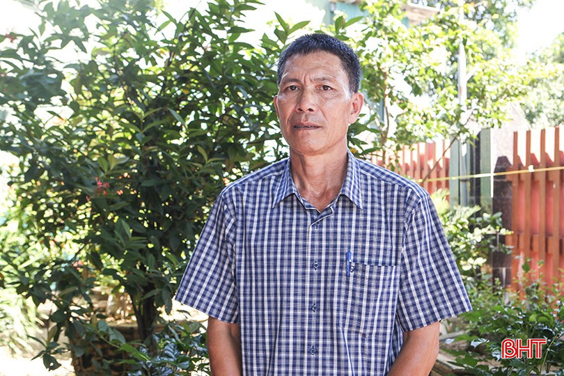 Ông Nguyễn Hữu Sơn - Bí thư Chi bộ kiêm Trưởng ban Công tác mặt trận thôn Phú Lễ (Hương Trạch, Hương Khê). bqbht_br_a3-4655.jpg