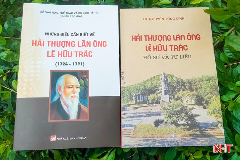 Hai cuốn sách về Hải Thượng Lãn Ông Lê Hữu Trác được xuất bản trong dịp này. bqbht_br_a2.jpg