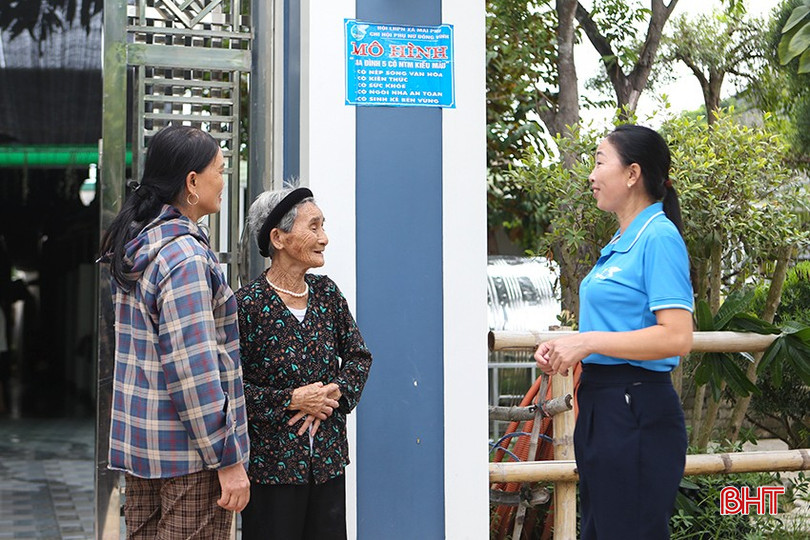Đến nay, toàn xã Mai Phụ đã có 435 hộ gia đình được các cấp hội phụ nữ vận động thực hiện và đạt tiêu chí gắn biển nhà sạch, vườn đẹp. a4.jpg