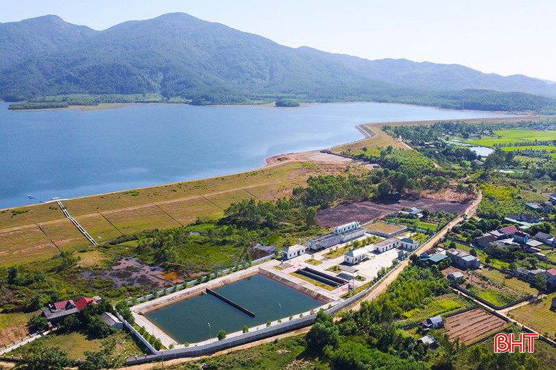 Nhà máy xử lý nước hồ Cu Lây (xã Thuần Thiện, Can Lộc) là một trong những hạng mục chính của gói thầu 2 ((HT01.2) đã hoàn thành và vận hành thử thành công. b2.jpg