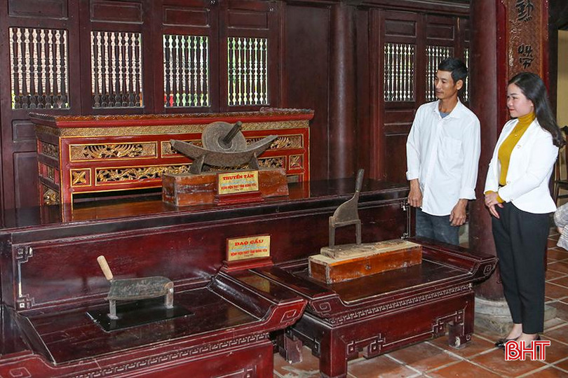 Một số dụng cụ bào chế thuốc của Đông y được lưu giữ tại Khu lưu niệm Hải Thượng Lãn Ông Lê Hữu Trác (xã Quang Diệm, Hương Sơn). a10.jpg