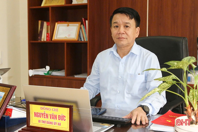 Ông Nguyễn Văn Đức - Bí thư Đảng ủy xã Tùng Ảnh (Đức Thọ). bqbht_br_a1-9030.jpg