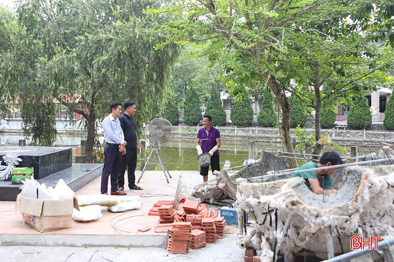 Một hạng mục công trình đang được KDL Hải Thượng triển khai xây dựng. a1.jpg