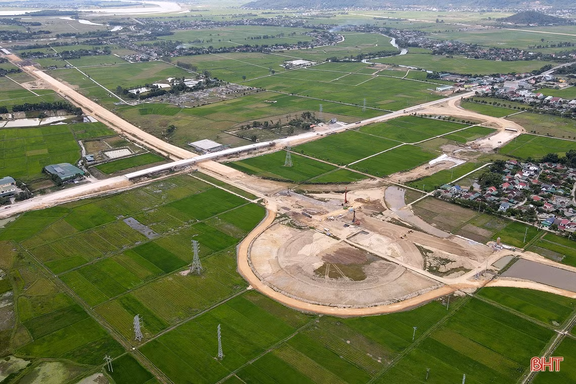 Hình hài tuyến cao tốc Bắc - Nam qua Hà Tĩnh