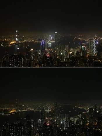 Châu Á tắt đèn trong Giờ Trái đất ảnh 5