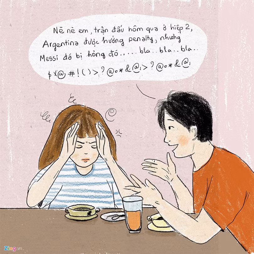 Mùa World Cup, đến khổ vì con trai mê bóng đá hơn người yêu