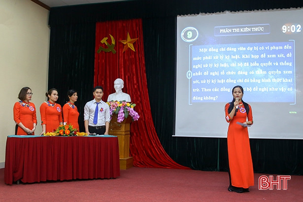 Công ty Xăng dầu Hà Tĩnh nhất Hội thi cán bộ kiểm tra cơ sở giỏi