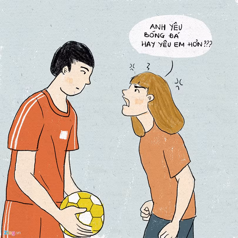 Mùa World Cup, đến khổ vì con trai mê bóng đá hơn người yêu