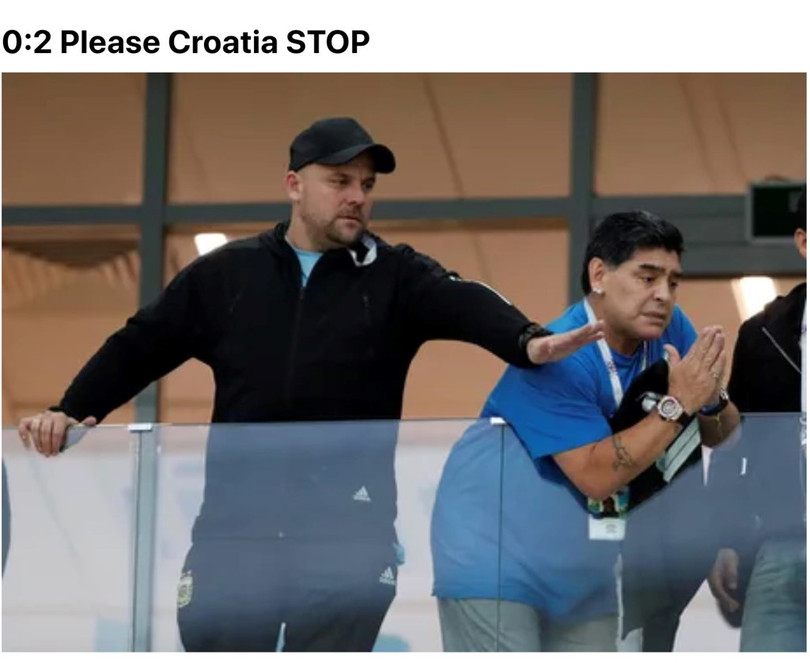 Ảnh chế Messi thảm bại trước Croatia tràn ngập mạng xã hội