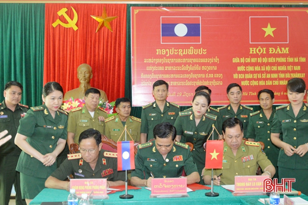 BĐBP Hà Tĩnh, lực lượng vũ trang Bôlykhămxây phối hợp bảo vệ biên giới