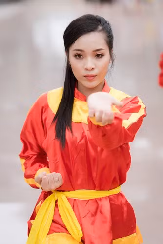 Thí sinh Hoa hậu Việt Nam khoe vẻ đẹp khoẻ khoắn trong trang phục võ