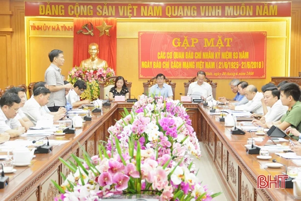 Báo chí tiếp tục đồng hành, góp phần vào sự phát triển của Hà Tĩnh