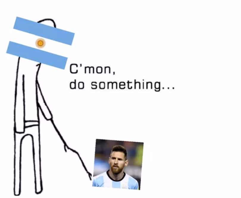 Ảnh chế Messi thảm bại trước Croatia tràn ngập mạng xã hội