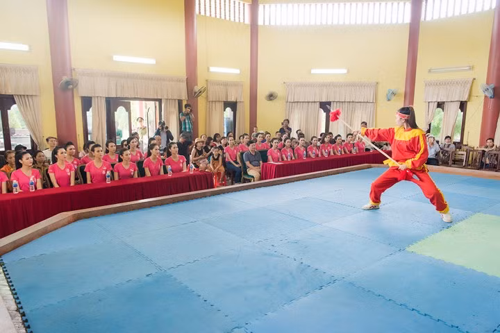 Thí sinh Hoa hậu Việt Nam khoe vẻ đẹp khoẻ khoắn trong trang phục võ