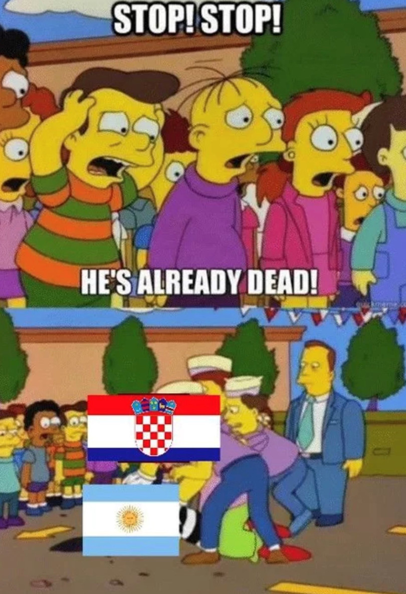 Ảnh chế Messi thảm bại trước Croatia tràn ngập mạng xã hội