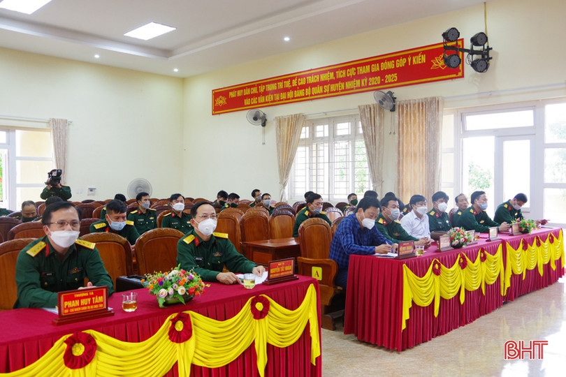 Ban CHQS huyện Kỳ Anh có Chính trị viên mới