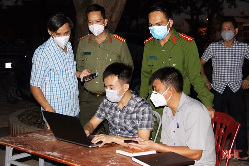 TX Kỳ Anh xét nghiệm diện rộng tại 12 điểm trên địa bàn