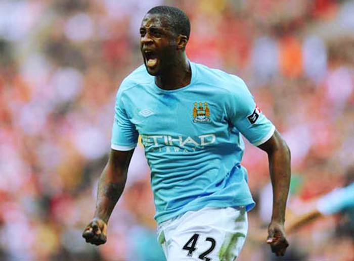 Bàn thắng duy nhất của Yaya Toure đã dẫn Man City đến danh hiêu vô địch FA Cup Những trận derby Manchester đáng nhớ nhất trong lịch sử
