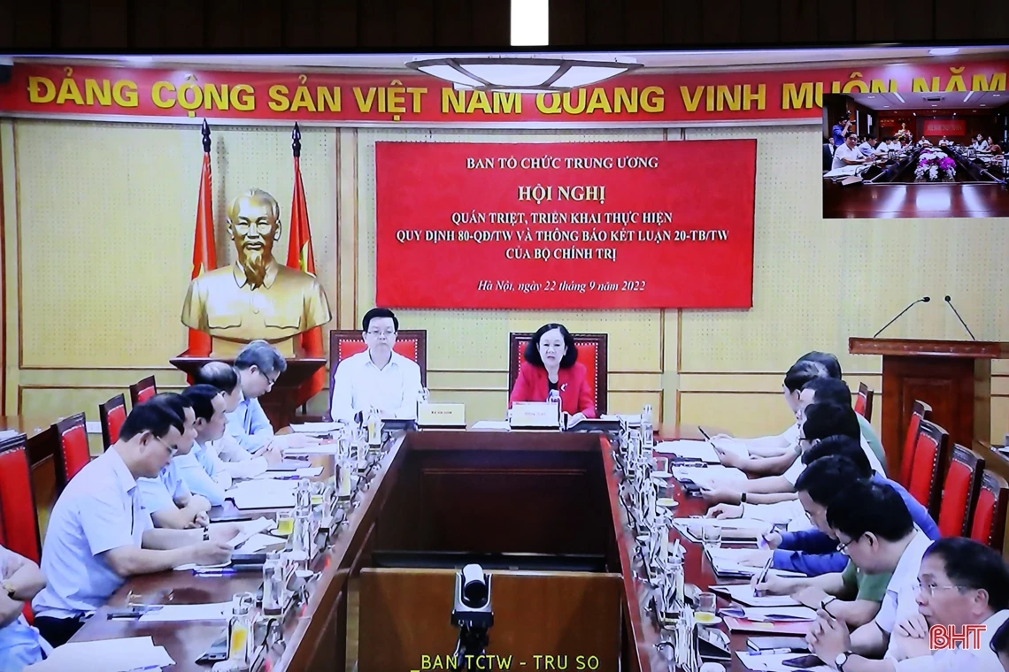 Hà Tĩnh nghiên cứu, quán triệt nghiêm túc các nội dung của Quy định 80-QĐ/TW