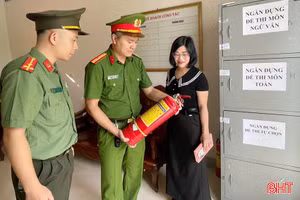 Đảm bảo an toàn phòng cháy cho các kỳ thi quan trọng 