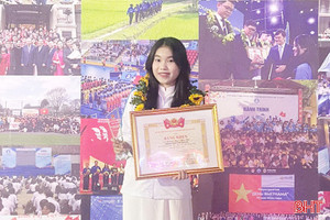 Nữ sinh Hà Tĩnh được tuyên dương “Học sinh 3 tốt” cấp Trung ương