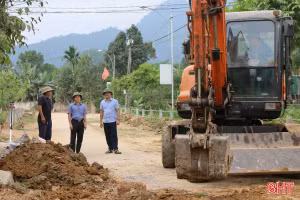 35 hộ dân hiến hơn 1.200m² đất mở rộng tuyến đường liên thôn