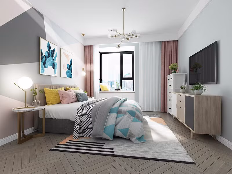 Ghé thăm căn hộ màu sắc ngọt ngào của đôi vợ chồng trẻ