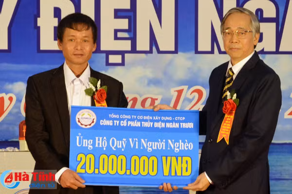 khoi cong nha may thuy dien ngan truoi san luong hon 55 trieu kwh nam