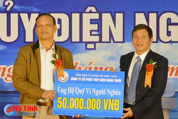 khoi cong nha may thuy dien ngan truoi san luong hon 55 trieu kwh nam