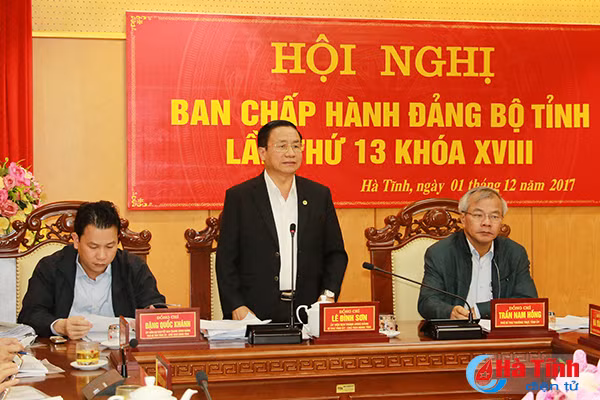 ban chap hanh dang bo tinh ha tinh hop ban 3 nghi quyet quan trong