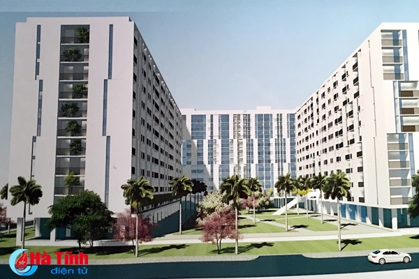 Đã mắt xem video phối cảnh Dự án nhà ở xã hội tại Hà Tĩnh