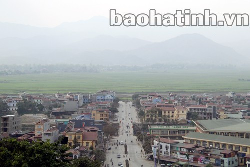 Từ TP Điện Biên nhìn về cánh đồng Mường Thanh