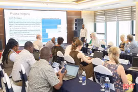 Chuyên gia nước ngoài tư vấn nâng cao khả năng chống chịu của cơ sở y tế Hà Tĩnh trước thiên tai 