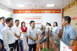 Lãnh đạo tỉnh kiểm tra công tác chuẩn bị vận hành chính quyền địa phương 2 cấp ở TP Hà Tĩnh