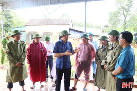 Lãnh đạo tỉnh kiểm tra, chỉ đạo công tác khắc phục hậu quả do mưa lũ